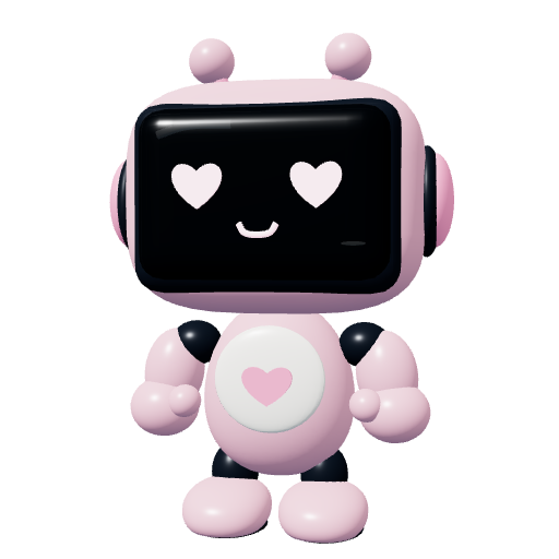 Sprout, a Nim with heart-shaped eyes and twin antennae